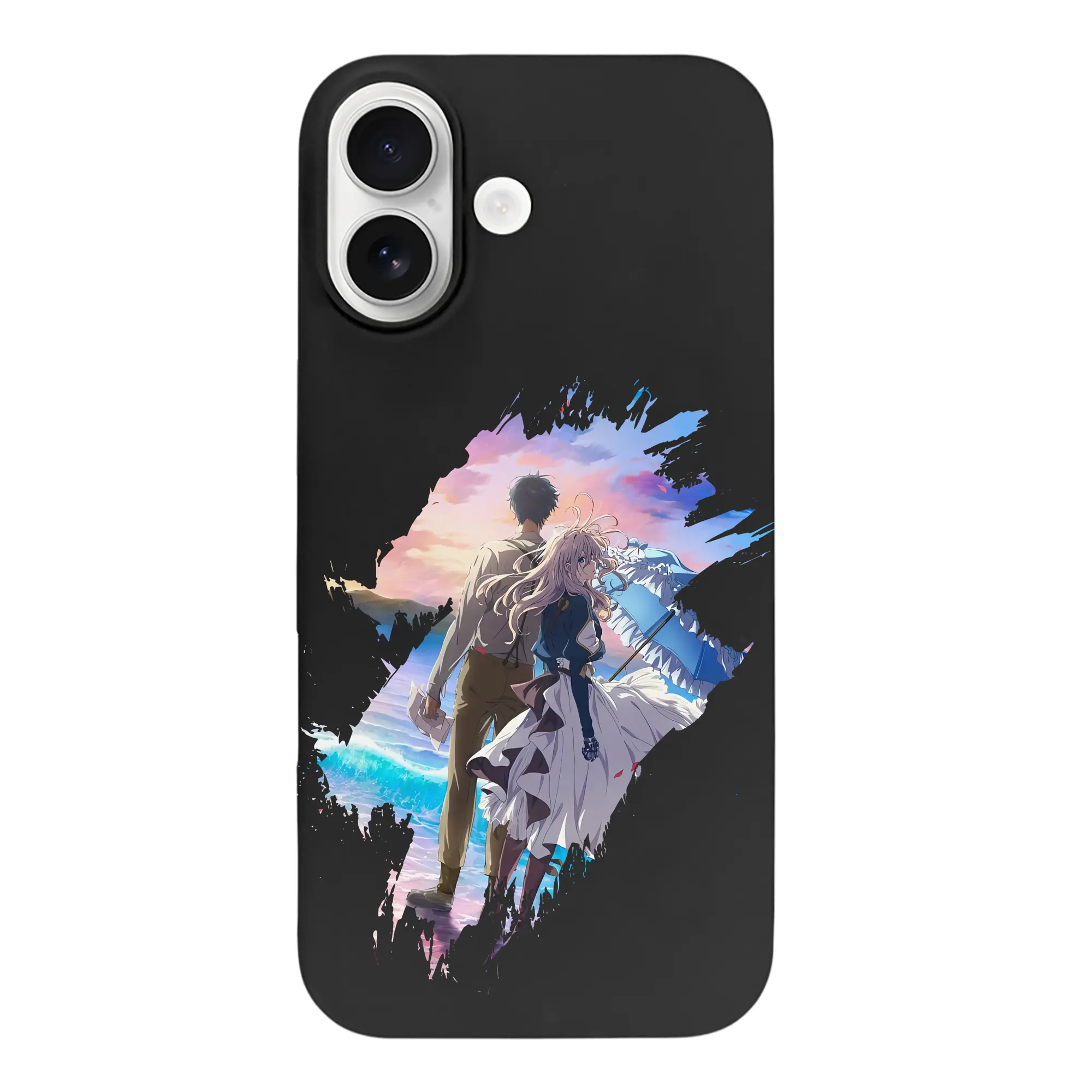 ヴァイオレット・エヴァーガーデン グッズ,ヴァイオレット・エヴァーガーデン - iPhone 17 シリーズ シリコンケース 薄型 耐衝撃 指紋防止 ソフトタッチカバー 精密フィット 傷防止 保護ケース iPhone 17/17 Air/17 Pro/17 Pro Max 対応